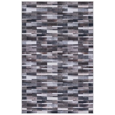 Safavieh 8 x 10 ft. Ivory & Gray Faux Hide Power Loomed Rectangle Area Rug FAH542A-8